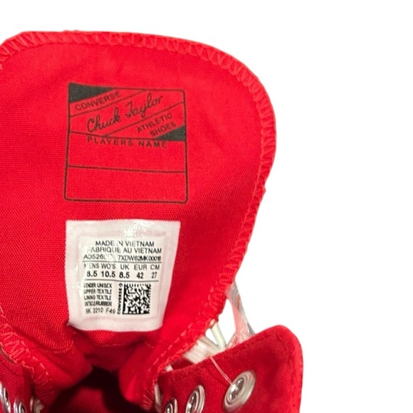 NWT Converse Chuck Taylor All Star 70 Plus High China New Year Red Satin RARE - Picture 10 of 15